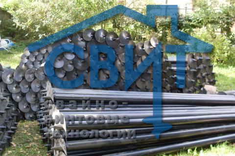 Винтовые сваи для откатных ворот